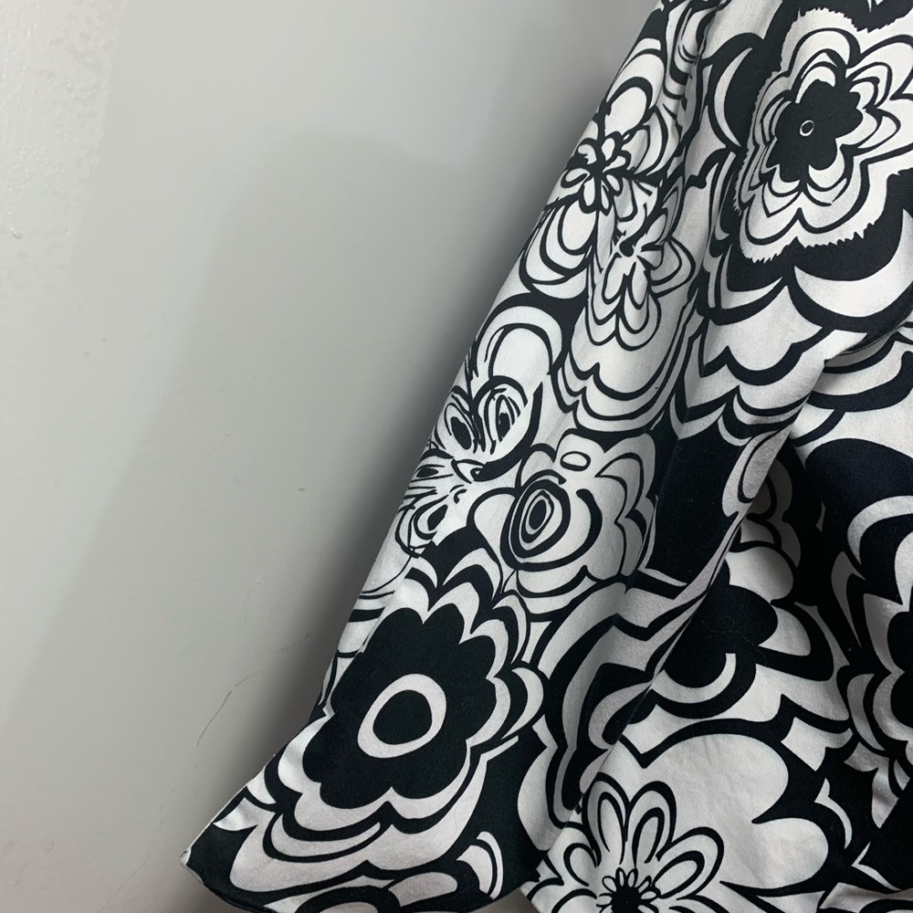 Spense Black & White Floral Print Jacket - Picture 4 of 6